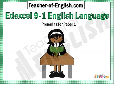 Edexcel 9-1 GCSE English Exam - Paper 1 and Paper 2 Teaching Resources